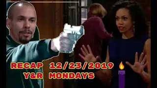 Y&R RECAP MONDAY 12/23/2019 - Young And The Restless Daily News Update