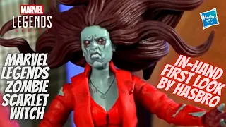 Marvel Legends Zombie Scarlet Witch In-Hand First Look By Hasbro!!