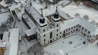 Pohled na Zasněženou Třebíč z Výšky