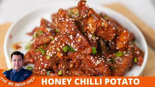 How to make  Honey Chilli Potato #recipe  | क्रिस्पी हनी चिली पोटेटो घर पर | Chef Ajay Chopra