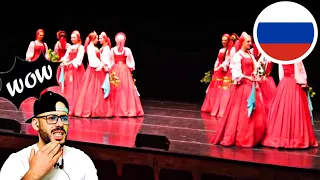 REACTION to  БЕРЁЗКА- BERIOZKA- ENSEMBLE FOLKLORIQUE RUSSE