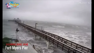 Fort Myers Pier- Pier Side Grill live cam LAST FOOTAGE 9-28-2022