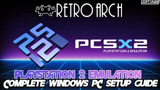 Retroarch: Playstation 2 PCSX2 Emulation Setup Guide 2024 #retroarch #ps2 #pcsx2