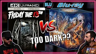 FRIDAY THE 13th 4K vs BLU-RAY | TOO DARK? | 4K Kings Compare the Scream Factory Boxset vs Paramount