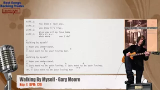 🎙 Walking By Myself - Gary Moore Vocal Backing Track with chords and lyrics