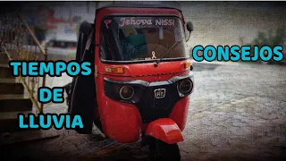 Consejos para Mototaxistas QUE HACER EN LA TEMPORADA DE LLUVIA
