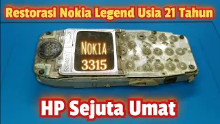Restorasi HP Rongsokan Nokia 3315 Legend