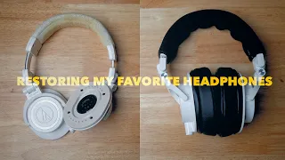 Restoring My FAVORITE HEADPHONES 🎧🔥🎧 AUDIO TECHNICA ATH-M50X