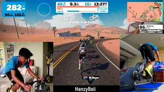 MY FIRST ZWIFT RACE!!! *it hurt*