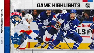 Panthers @ Maple Leafs 3/27 | NHL Highlights 2022