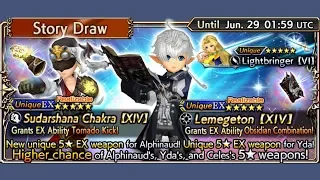 DFFOO - Alphinaud & Yda EX Banner Ticket Draw Pulls