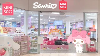 🌸Shopping at the NEW Miniso!🌸 FULL of Sanrio items + stationery haul