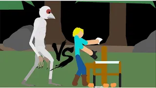 God of Chickens vs SCP-105| Stick Nodes Animtion