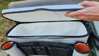 MORXPLOR Kayak Cooler,Waterproof Kayak Seat Back Cooler Review, Awesome bag and I love the extra rod