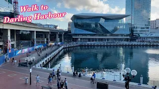 🇦🇺 Sydney City Walk: from George St, Town Hall to Darling Harbour / April 2021