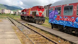 #trainkos Trainkos A look at Kosovo's Railway in 2024  a #cabride #depotvisit #droneview #kosovo