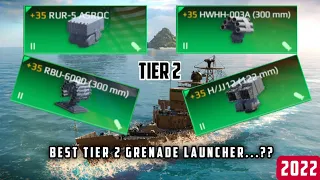 Best Grenade Launcher in Tier 2 | Comparing All Grenade Launcher in Tier 2 - Modern Warships