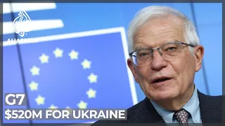 EU pledges $520m in Ukraine funds at G7 meetup