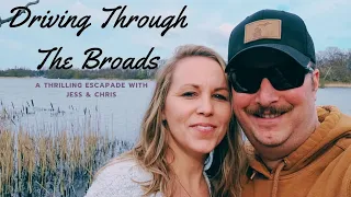 Americans DRIVING through The Broads (BEAUTIFUL Villages & Churchs) | VLOG