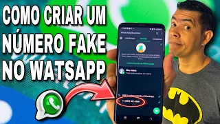 COMO CRIAR UM NÚMERO FAKE NO WHATSAPP SEM SER BANIDO/ CRIE UMA CONTA COM NÚMERO VIRTUAL FÁCIL!