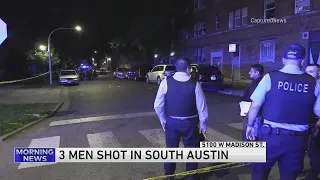 3 men shot in South Austin