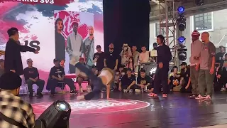 [宜蘭國際街頭文化藝術節] Bboy 3 on 3 battle BEST 16 - ReformerSoul vs. The Ruggeds