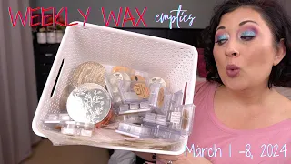 Weekly Wax Empties! | 2024 | Week Ending March 8th!