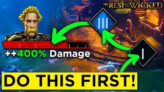 Must Have Early Upgrades & Incredible Damage Boost in No Rest for the Wicked