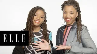 Chloe x Halle Play a Game of Who Knows Who Best?! | ELLE