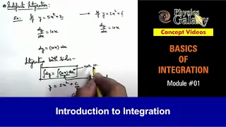 Class 11 Physics | Basics of Integration | #1 Introduction to Integration | For JEE & NEET