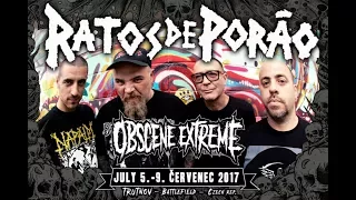 Ratos De Porao Live @ obscene extreme 2017  6/07/2017