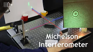 Michelson - Interferometer, Aufbau und Messung