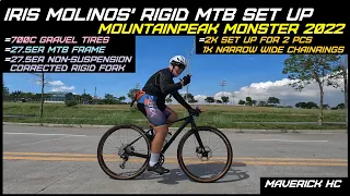 700x50c Gravel Tires sa 27.5er na MOUNTAINPEAK MONSTER 2022 Rigid MTB Set Up by Iris Molinos