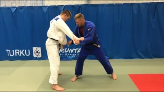 Дзюдо. Бросок через спину. Judo. Morote seoi nage