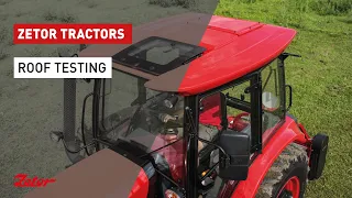ZETOR - Testování střech traktorů ZETOR