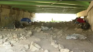 New tent area in Canon City for the homeless