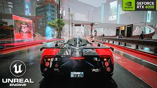 Cyberpunk 2077 8k Resolution Path Tracing RTX 4090 Phantom Liberty Level Graphics!? Next Gen PC