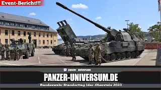 Super Veranstaltung der Bundeswehr - Panzerfahren am Tag der offen Tür Artillerielehrbataillon 345