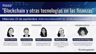 Masterclass Gratuita - Blockchain y otras tecnologías en las finanzas