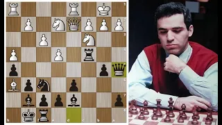 Гарри Каспаров ловит Ананда в капкан в Сицилианском Драконе! Шахматы.