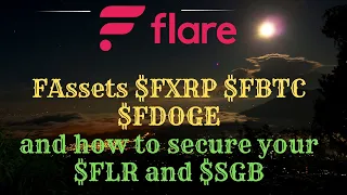Flare Network - FAssets FXRP FBTC FDOGE and How to keep your $WFLR $FLR and $SGB Safe 👊😎🏁