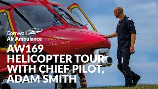 Take a tour around the AW169 helicopter with Chief Pilot Adam