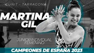 Cto de España Gimnasia Aeróbica Cunit 2023 | MARTINA GIL - Campeona de españa