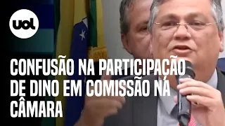 Sessão com Flávio Dino em comissão da Câmara é interrompida após confusão entre parlamentares