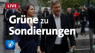 Nach Sondierungsrunden: Grüne wollen mit SPD und FDP sprechen