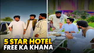 5 Star ⭐️ Hotel Mein Free Ka Khana 🤣 | Khizar Omer