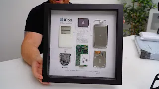 iPod, iPhone XR e chips A emoldurados como obras de arte!