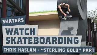 Episode 49 - Chris Haslam's "Sterling Golden" Part *REACTION* - Skaters Watch Skateboarding