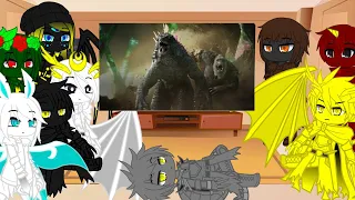 Kaijus react to Godzilla x Kong the new empire trailer