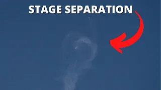 Falcon 9 Launch, Stage Sep & Landing Burn from MIAMI BEACH!